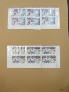 EDW1949SELL : GERMANY Beautiful collection of VFMNH Blks of 4. Scott Cat $1,557.