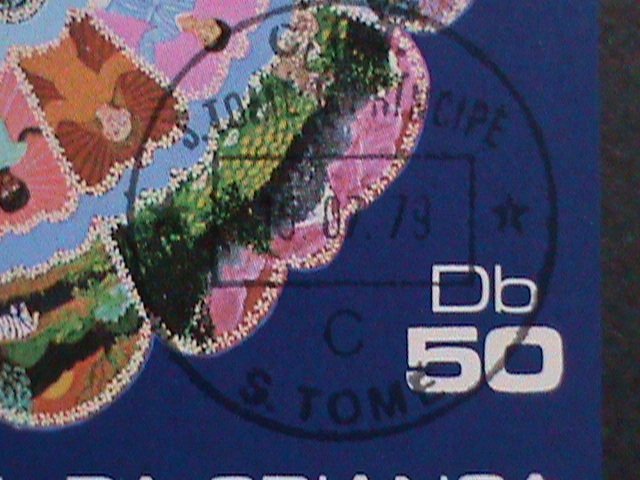 ​ST.THOMAS 1979 SC#517 INTERNATIONAL YEAR OF THE CHILD-CTO- S/S FANCY CANCEL