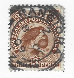 New Zealand Sc 75 3p used with SON CDS FVF
