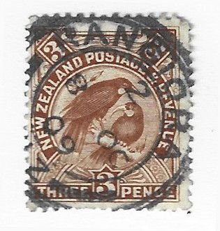 New Zealand Sc 75 3p used with SON CDS FVF