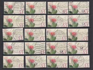 Germany # 2228, Roses, Wholesale lot of 20 Used