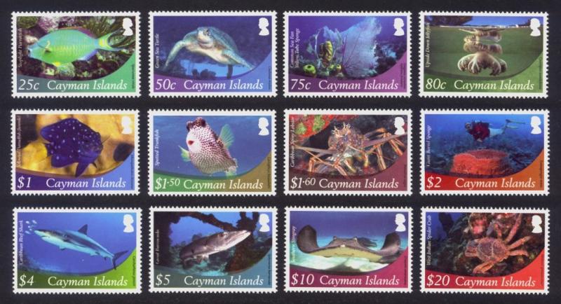 Cayman Islands Sc# 1106-17 MNH Marine Life Definitives