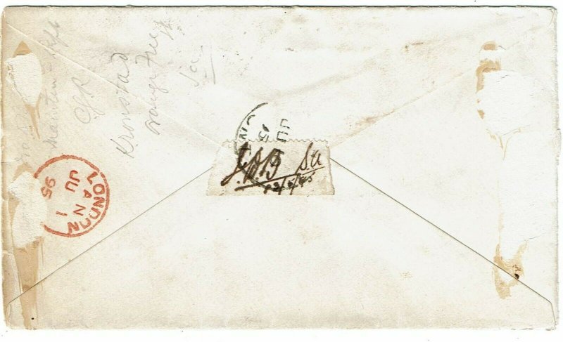 Orange Free State 1895 Kroonstad cancel on cover to CANADA