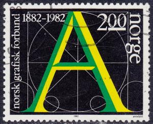 Norway - 1982 - Scott #812 - used - Graphical Union