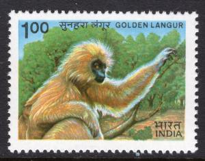 India 1029 Monkey MNH VF