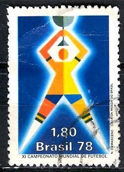 Brazil; 1978: Sc. # 1552: Used Single Stamp