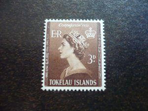 Stamps - Tokelau Islands - Scott# 4 - Mint Hinged Set of 1 Stamp