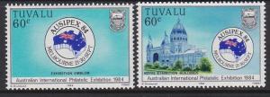 Tuvalu 1984 AUSIPEX 257-58 MNH