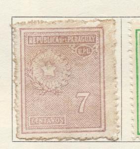 Paraguay 1927-30 Early Issue Fine Mint Hinged 7c. 191086
