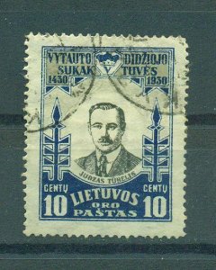 Lithuania sc# C41 used cat value $.55