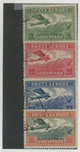 Albania #C1-C3/C7 Used