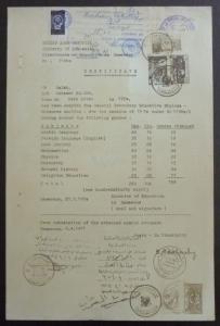 MIDDLE EAST - REVENUES ON DOCUMENT R! syria iran iraq uar palestine israel J13