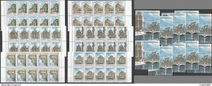 2003 Romania Architecture Palaces #5716-21 Michel 145 Eu 10(Bl327+Set) ** Rm100