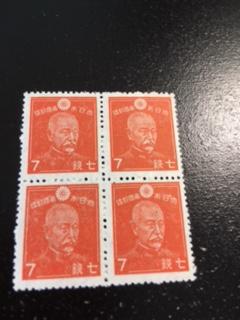 Japan sc 333 MNH block of 4