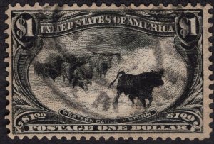 US #292 F/VF Used. Neat cancel.