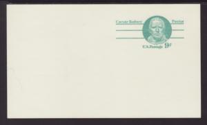 US UX70 Caesar Rodney Postal Card Unused