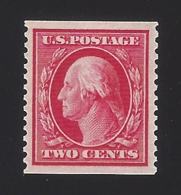 US #388 1910-11 Carmine Wmk 190 Perf 12 Vert Mint OG LH VF SCV $1400