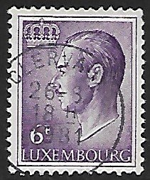 Luxembourg # 428 - Grand Duke Jean - 6F - used...(KlGr)