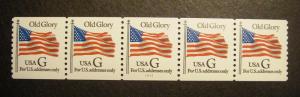 Scott 2889, 32 cent G Flag, PNC5 #1111, MNH Coil Beauty