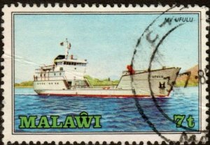 Malawi 466 - Used - 7t Ship MV Ufulu (1985) (cv $0.40)