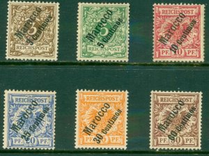 GERMANY OFFICE IN MOROCCO 1-6 MH (RL) 3094 CV $83.50 BIN $40.00