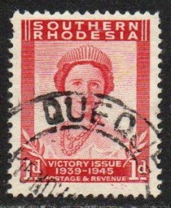 Southern Rhodesia Sc #67 Used