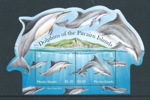 Pitcairn Islands #736a NH Dolphins SS