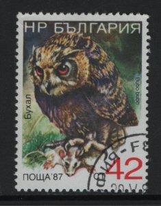 Bulgaria   #3328F   cancelled  1987  birds  42s