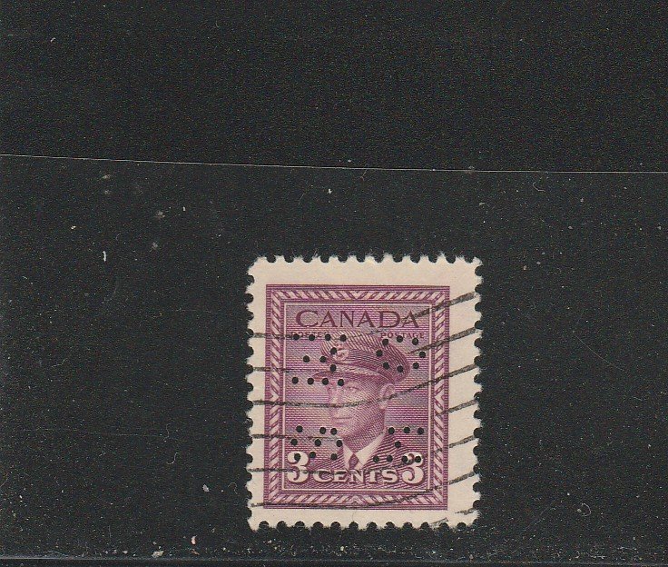 Canada   252    (O)    1942     Perforé HOMS  (Taxe de guerre)