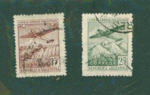 Argentina C53-C54 USED BIN $0.70