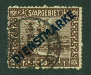 Saar 1922 #O4 U SCV (2024) = $0.35