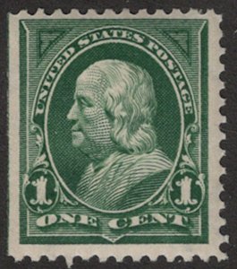 US #279 F/VF mint never hinged, fresh color, Nice!