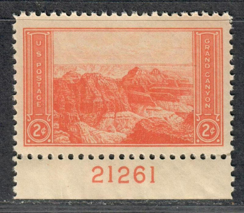 $US Sc#741 Mint Superb massive JUMBO! Plate#single