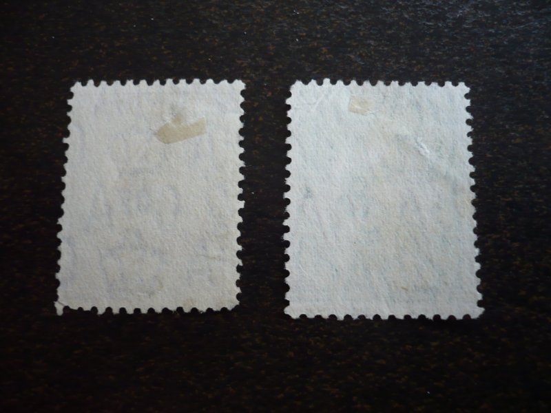 Stamps - Australia - Scott# 50-51 - Used Part Set of 2 Stamps