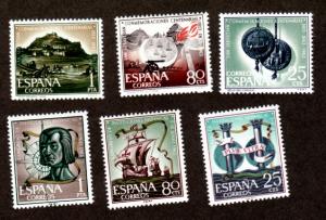 Spain # 1174-1179 Mint!