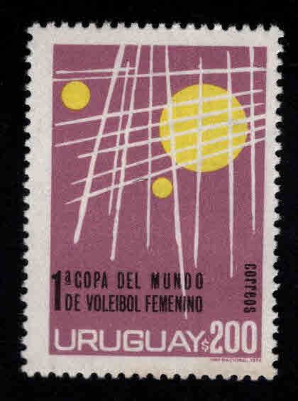 Uruguay Scott 885 Volleyball stamp