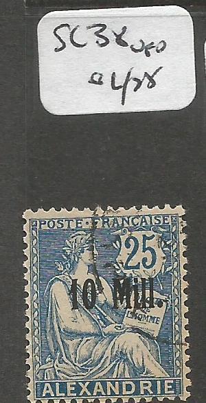 French Alexandria SC 38 VFU (8cpp) 