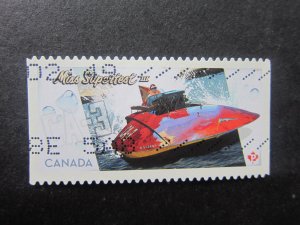 Canada #2487 Miss Supper test Boat nice stamps {ca2006}