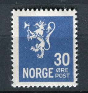 NORWAY; 1930s early Lion Type fine Mint hinged 30ore. value
