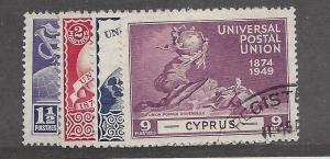 Cyprus, 160-63, UPU Issue Single,**Used**