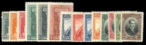 Turkey #634-647 Cat$190, 1926 10pa-200g, complete set, lightly hinged, few lo...