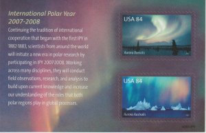 U.S.  Scott# 4123 2007 International Polar Year MNH S/S