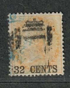 Straits Settlements Sc#9 Used/F-VF, Cv. $120