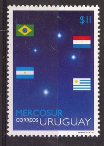 Uruguay stamp 1997 - Mercosur (common market of latin america)