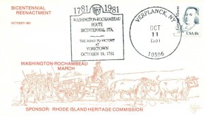 BICENTENNIAL REENACTMENT RHODE ISLAND HERITAGE COMMISSION VERPLANCK N.Y. 1981