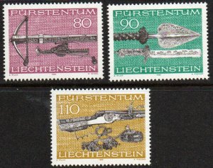 Liechtenstein Sc #691-693 Mint Hinged