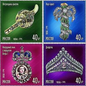 2019 Russia Treasures of Russia. 4v x 40R 