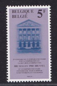 Belgium  #1054  MNH  1980 conference for European security