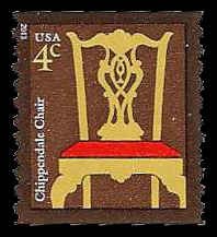 PCBstamps  US #3761A 4c Chippendale Chair, coil, MNH, (3)