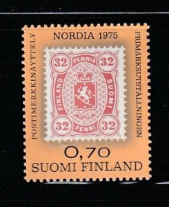 Finland 571 Set MNH Stamps On Stamps